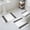 Black, variant on Black White Stripe, Bath Mat 3 Piece Bathroom Rug Set, Abstract Geometric Non Slip Bath Rug Contour Mat and Toilet Lid Cover, Absorbent Shower Mats Soft Bath Rugs and Mats Sets