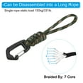 thumbnail image 3 of Uxcell Badge Lanyard 4.7 Inch, Necklace Keychain Cord Metal Clasp Hook Ring Strap for Keys, Camo Olive, 3 of 5