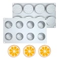 thumbnail image 2 of Moldes de silicona con forma de fruta, moldes 3D para pasteles, helados, chocolate, repostería, postres y pasteles, 2 of 6
