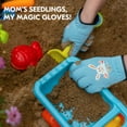 thumbnail image 3 of Vgo... 1 Pair Age 5-6  Kids Gardening Gloves with Cute Animal Prints |Breathable & Machine Washable Outdoor Gloves |Abrasive for Cycling, Camping(KID-SL7362,Blue), 3 of 8