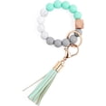 thumbnail image 4 of Qianli Porte Clef Femme Porte Cle Car Porte Clef Pompom Bracelet Keychain Beau Porte Clef Fille, 4 of 5