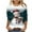Army Green, variant on Christmas Shirt for Womens 3/4 Length Sleeve TShirts Cute Christmas Snowman Graphic Printed Blouses Crewneck Tunic Tops Loose Pullover Top Plus Size