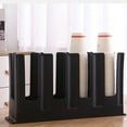 thumbnail image 4 of Coffee Cup Dispenser, Wide Application Disposable Cup Holder 4 Grids Long Lasting Reasonable Storage  for Milk Tea Shop for Coffee Shop for Restaurant, 4 of 8
