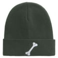 thumbnail image 2 of Food Bone Icon Embroidered Big Size Acrylic Long Beanies - Grey XL-3XL, 2 of 5