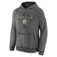 thumbnail image 2 of Men's Fanatics Gray Brooklyn Nets True Classics Vintage Snow Wash Raglan Pullover Hoodie, 2 of 3