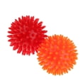 thumbnail image 1 of 2 Uds de de Mano Cuerpo Puntiagudo Punto de Activación s de Fitness Acupuntura Reflexología Del Dolor Dia 7cm - Red Organge Yinane  Spiky Massager Ball, 1 of 6