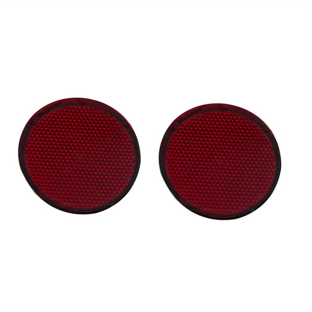 Scienceny 1 par de reflectores de parachoques izquierdo trasero derecho rojo para DUALIS Qashqai J10 2008-2015 Herramientas de reparación de automóviles