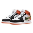 thumbnail image 3 of Big Kid's Jordan 1 Mid SE "Basketball Blossom" Wht/Blk-Strfsh DQ8390 100 - 4.5, 3 of 8