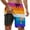 Z150-Hot Pink, variant on CHENge Plus Size Shorts Men Lightweight Tropical Print Quick-Dry Surf Board Shorts with Built-In Briefs Upf 50+ Sun Protection Mens Summer Clothes