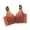 Red, variant on hoksml Women's Floral Lace Wireless Bra, Adjustable Wide Straps Medium Support Comfort Bra with Contrast Trim and Decorative Buttons