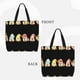 thumbnail image 2 of Balery Hello Summer Gnome Bolsa de Mano para Mujeres con Cremallera, Bolsa de Gimnasio con Compartimentos, Bolsa para Laptop, Bolsa para Trabajo, 2 of 7