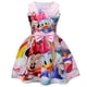 thumbnail image 4 of Vestido de princesa de Minnie Mouse para niños y niñas, ropa sin mangas, con lazo rosa, para fiesta de cumpleaños y Navidad, 2024, 4 of 5
