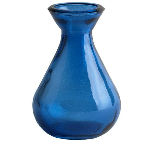 Couronne Teardrop Recycled Glass Vase, G5423, 4.25 inches tall, 5.1 ounce capacity