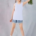 thumbnail image 6 of YunPes Girls Racerback Tank Tops Athletic Workout Sport Shirts for Running Gymnastics Dance Yoga Sleeveless Crewneck Basic Camisole, 6 of 9
