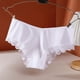 thumbnail image 2 of Gibobby Verano calzoncillos adelgazantes Ropa interior de cintura alta personalizada Tangas No Show Bikini Tangas personalizados Ropa interior de mujer Bragas Tanga de algodón(Blanco， XL), 2 of 3