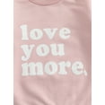 thumbnail image 6 of Qmyliery Toddler Girls Letter Print Long Sleeve Round Neck Loose Pullovers Gift, 6 of 9