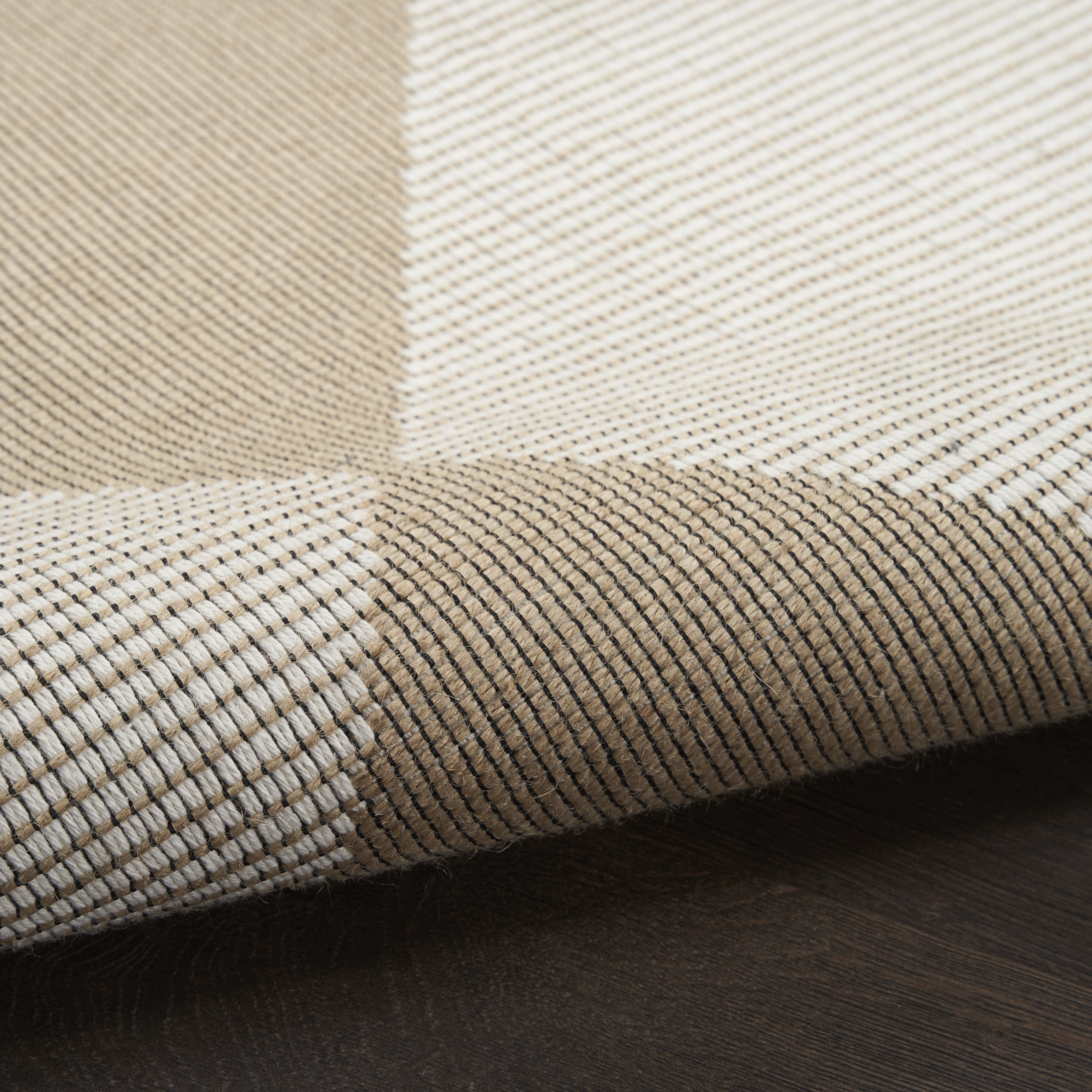 Nourison Washable Modern Jute Modern Natural Ivory 7'10" x 9'10" Area Rug (8x10)