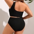thumbnail image 4 of High Waist Control Plus Size Swimwear Two Piece Bathing With Supportive Underwire Top And Skirted Bottom Women's Bathing Suits Two Piece Bikini Swimsuits plus Size Underwire Swimsuit Cover up plus, 4 of 8