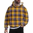 thumbnail image 2 of Patlollav Mens Autumn Sweaters Hooded Pullover Retro Sports Tops, 2 of 6