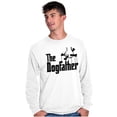 thumbnail image 3 of Funny Family The Dog Father Joke Men's Long Sleeve Tee T Shirt Brisco Brands S, 3 of 6