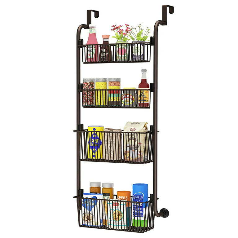 6 tier Storage Basket Organizer Over Door/pantry Heavy duty - Temu