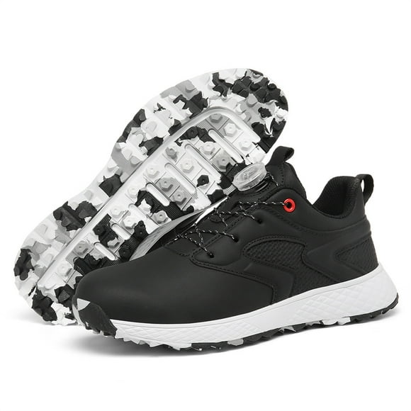 LiXingMing Golf Shoes Women Pink Professional Water proof Spikeless Golf Sport Shoes Outdoor Training Golf Walking Sneakers black 35