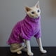 thumbnail image 3 of Suéter de gato Sphynx, camisa suave de dos patas para bebé, suéter de invierno cálido de color sólido de Cornualles, ropa para gatitos y mascotas, 3 of 5