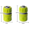thumbnail image 3 of Hose Connetor,hose Quick Connetor,hose End Quick Connect Fitting 1/2" Hose Pipe Quick Connector (2 Pack/light Green), 3 of 4