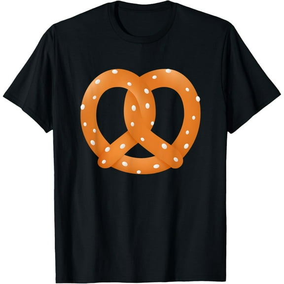 Pretzel Costume Funny Halloween T-Shirt men and women can wear, black, white, gifts