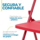 thumbnail image 3 of Silla Plegable Acero Tubular Calibre 18 VIVIANA Plástico Resistente C/ Patas Antiderrapante Multifuncional Onof, 3 of 6