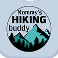 thumbnail image 4 of Inktastic Mommy's Hiking Buddy with Mountains and Trees Boys or Girls Baby Bib, 4 of 4