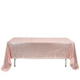thumbnail image 3 of BalsaCircle 60" x 126" Blush Sequin Tablecloth, 3 of 8