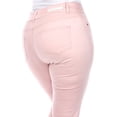 thumbnail image 5 of White Mark Women's Plus Size Capri Jeans, 5 of 6