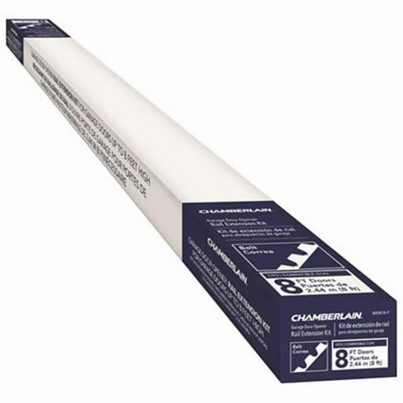 Chamberlain  8 ft. Garage Door Belt Drive Rail Extension Kit, Black