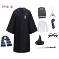 thumbnail image 3 of Nueva capa mágica, bata, disfraz de Hermione Granger, disfraz de Harry Potter, bufanda LED, gafas, ropa de Cosplay de Gryffindor, accesorios de regalo, 3 of 5