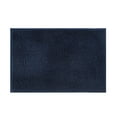 thumbnail image 5 of Mainstays 15-Piece Navy Stripe Shower Curtain Bathroom Set – Fabric Curtain with Hooks and Two Bath Rugs, 5 of 12