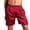 Wine, variant on WIZUTIZ Men's Casual Satin Solid Soft Breathable Elastic Waist Shorts Pajama Sleep Summer Lounge Shorts
