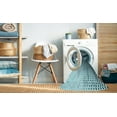 thumbnail image 2 of Ahgly Company Tapis Rond Lavable en Machine Intérieur Transitionnel Bleu Électrique, 3 Pieds Rond, 2 of 7