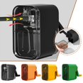 thumbnail image 2 of Desktop Rotary Pencil Sharpener Hand Crank Sharpeners Stationery School Z4N4, 2 of 7