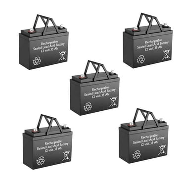 BatteryGuy Newmax FNC12310 replacement 12V 35Ah battery  - BatteryGuy brand equivalent (qty of 5)
