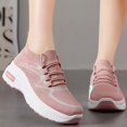 thumbnail image 6 of AUDeals Women's Wide Toe Box Shoes, Extra Wide Air Cushion Sneakers with Lightweight Breathable Comfort for Gym and Training (Red, 7.5), 6 of 9