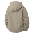 thumbnail image 5 of YDFCWXW Womens Waterproof Rain jacket with Hood Lightweight Windbreaker Raincoat Shell for Camping Hiking (Khaki, XL), 5 of 5