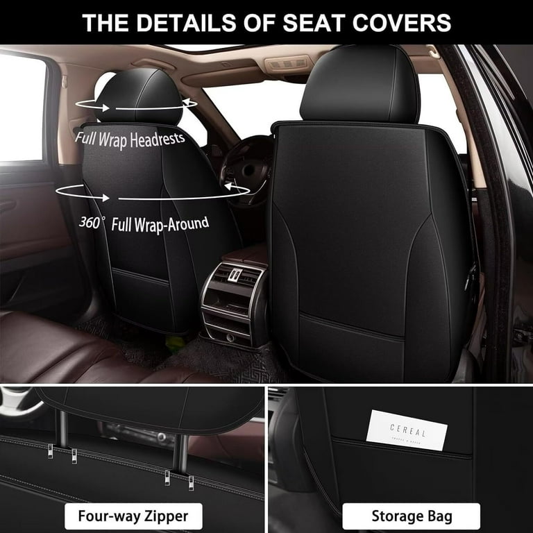 ZARUXCHA Car Seat Covers Full Set 5 Seat For Toyota Prius 2009