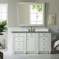 thumbnail image 4 of James Martin Vanities 157-V60s-3Pbl Bristol 60" Single Basin Walnut Wood Vanity Set - Wood, 4 of 4