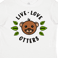 thumbnail image 4 of Inktastic Live Love Otters Boys or Girls Toddler T-Shirt, 4 of 5