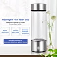 thumbnail image 2 of 420ML Hydrogen Water Bottle - Portable Rechargeable Hydrogen Rich Water Ionizer Machine, Hydrogen Rich Water Glass Health Cup for Home Travel, 2 of 5