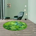 thumbnail image 4 of Specollect 1Pcs Modern Round Area Rug,Grass Green Moss Aesthetic Rug for Bedroom Non-Slip Throw Shag Fluffy Carpet Washable Circle Rug for Nursery Room Girls Living Room Playroom Home Dorm Decor, 4 of 8