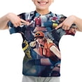 thumbnail image 3 of Camiseta con estampado 3D para niños, camiseta Free Fire 3D, camisetas casuales, camiseta de verano de manga corta con cuello redondo, ropa para niños Y2K, camiseta para niños, 3 of 5