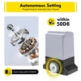 thumbnail image 5 of 750W Automatic AC Motor Electric Sliding Gate Opener Kit with 2 Remote 1800kg/3968 lbs, 5 of 11