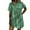 Green, variant on Spring Tops for Women Bathing Suit Cover Ups Summer Shirt Dress Casual Short Sleeve Button Down Beach Shirts with Pockets
